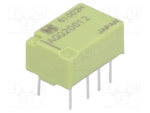 Relé: Eletromagnético, Dpdt, Ubobina : 12vdc, Icontactos Max: 2a