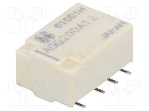 Relé: Eletromagnético, Dpdt, Ubobina : 12vdc, Icontactos Max: 2a