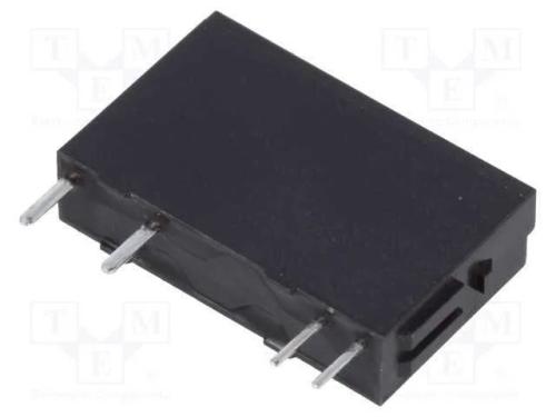 Relé: Eletromagnético, Spst-No, Ubobina : 12vdc, 5a/250vac, Pcb