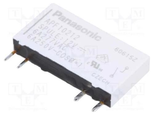 Relé: Eletromagnético, Spst-No, Ubobina : 12vdc, 6a/250vac, Pcb