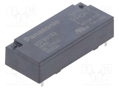 Relé: Miniatura, Nc + No, Ubobina : 16vdc, 6a, 4a/250vac, 4a/30vdc