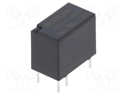Relé: Eletromagnético, Spdt, Ubobina : 12vdc, 2a, 0,5a/125vac, Pcb