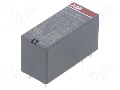 Relé: Eletromagnético, Dpdt, Ubobina : 110vdc, 8a, Max.250vac, Pcb