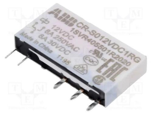 Relé: Miniatura, Spdt, Ubobina : 12vdc, Base,Tht, Série: Cr-S