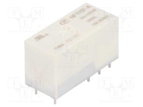 Relé: Eletromagnético, Spdt, Ubobina: 24vac, 16a, 16a/250vac, Pcb