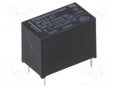 Relé: Eletromagnético, Spst-No, Ubobina : 12vdc, 5a, 5a/250vac