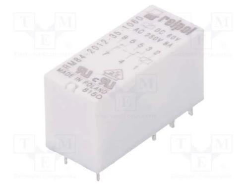 Relé: eletromagnético, DPDT, Ubobina : 60VDC, 8A,.
