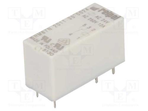 Relé: Eletromagnético, Spdt, Ubobina: 24vac, 12a, 12a/250vac, Ip67