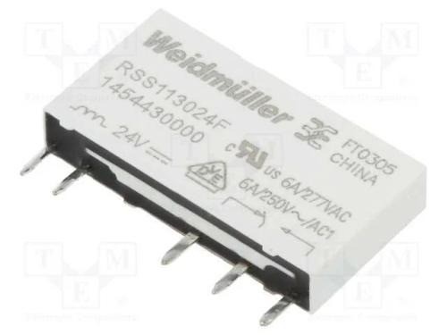 Relé: Eletromagnético, Spdt, Ubobina : 24vdc, 6a, 6a/250vac, Base