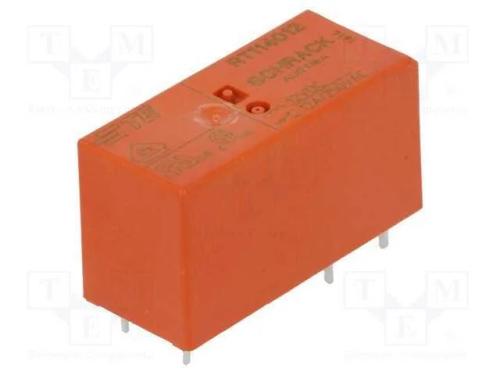 Relé: Eletromagnético, Spdt, Ubobina : 12vdc, Icontactos Max: 12a