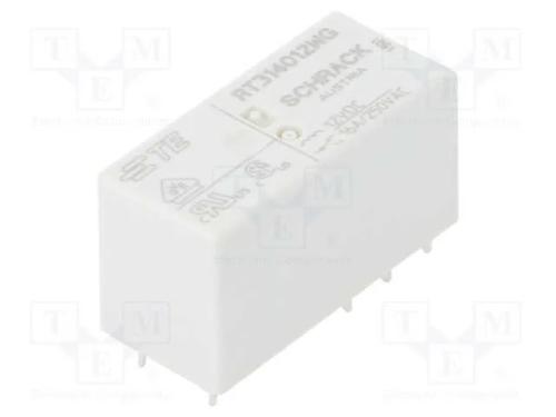 Relé: Eletromagnético, Spdt, Ubobina : 12vdc, Icontactos Max: 16a