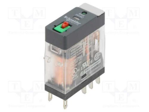 Relé: Eletromagnético, Dpdt, Ubobina: 24vac, 5a, 5a/250vac, Base