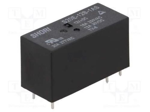 Relé: Eletromagnético, Spst-No, Ubobina : 12vdc, Miniatura, Pcb