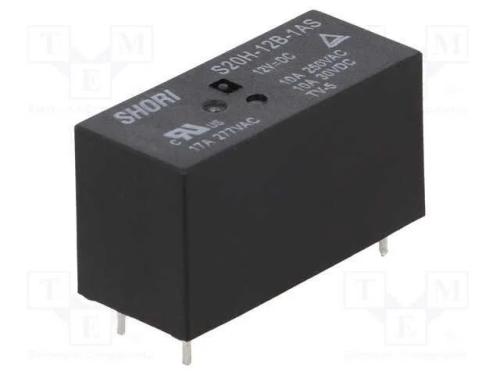 Relé: Eletromagnético, Spst-No, Ubobina : 12vdc, Miniatura, Pcb