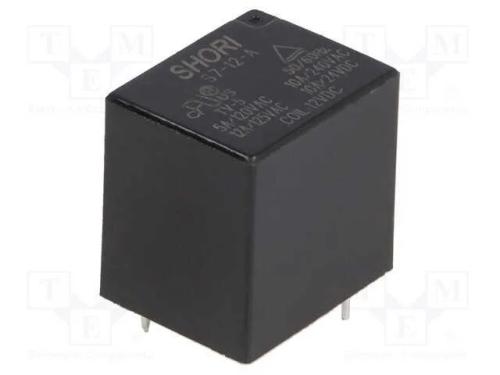 Relé: Eletromagnético, Spst-No, Ubobina : 12vdc, 15a/125vac, Pcb