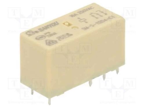 Relé: Eletromagnético, Spdt, Ubobina : 12vdc, Icontactos Max: 16a