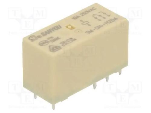 Relé: Eletromagnético, Spdt, Ubobina : 12vdc, Icontactos Max: 16a