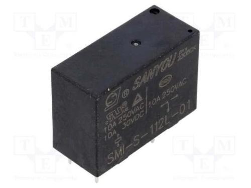 Relé: Eletromagnético, Spdt, Ubobina : 12vdc, Icontactos Max: 12a