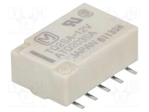 Relé: Eletromagnético, Dpdt, Ubobina : 12vdc, Icontactos Max: 2a