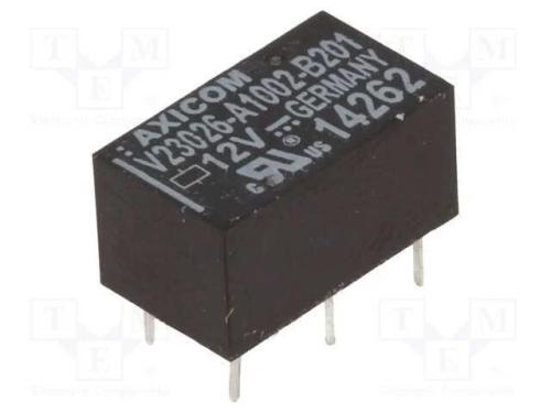 Relé: Eletromagnético, Spdt, Ubobina : 12vdc, 1a, 0,46a/150vac