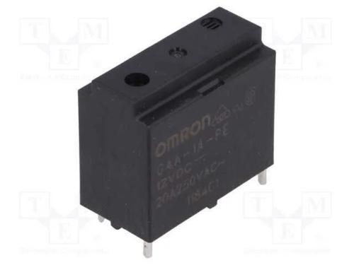 Relé: Eletromagnético, Spst-No, Ubobina : 12vdc, Série: G4a, Pcb