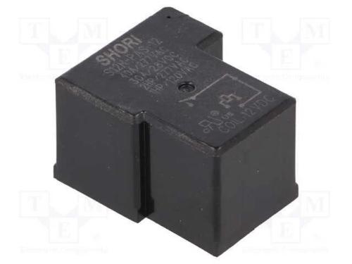 Relé: Eletromagnético, Spst-No, Ubobina : 12vdc, Série: S12h, Pcb