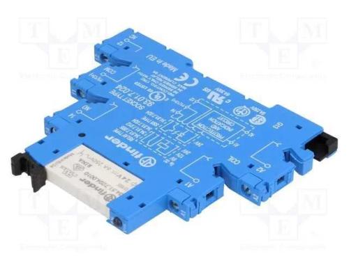 Relé: de Interface, Spdt, Ubobina : 24vdc, 6a, 6a/250vac, 6a/30vdc