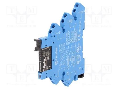Relé: de Interface, Spdt, Ubobina : 24vdc, Ubobina: 24vac, 6a, Ip20