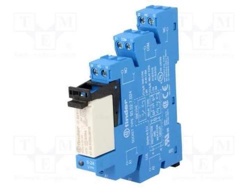 Relé: de Interface, Dpdt, Ubobina : 24vdc, 8a, 8a/250vac, 8a/30vdc