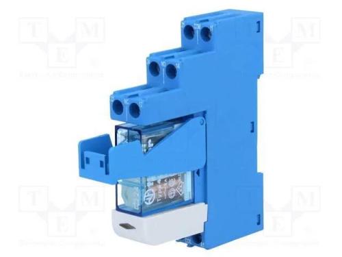 Relé: de Interface, Dpdt, Ubobina : 24vdc, 8a, 8a/250vac, 8a/30vdc