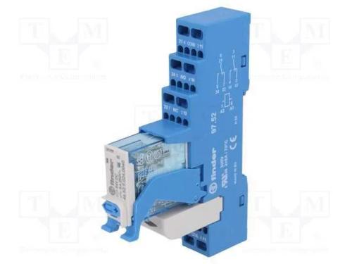 Relé: de Interface, Dpdt, Ubobina : 24vdc, 8a, 8a/250vac, 8a/30vdc