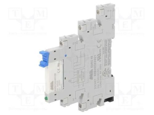 Relé: de Interface, Spdt, Ubobina : 24vdc, 6a, 6a/250vac, 6a/30vdc