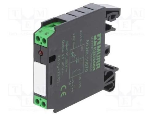 Relé: semicondutores, Ucoma: 10÷53VDC, 2A, transí.