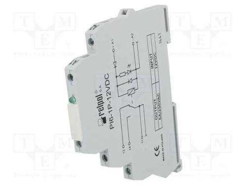 Rel&eacute;: de Interface, Spdt, Ubobina : 12vdc, 6a, Spdt, 6a/230vac