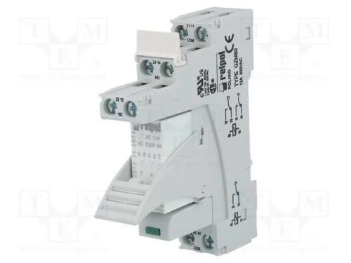 Relé: de Interface, Dpdt, Ubobina: 24vac, 8a, 8a/230vac, 8a/24vdc