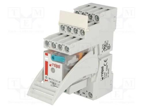 Relé: de Interface, 4pdt, Ubobina : 12vdc, 6a, 6a/250vac, 6a/24vdc