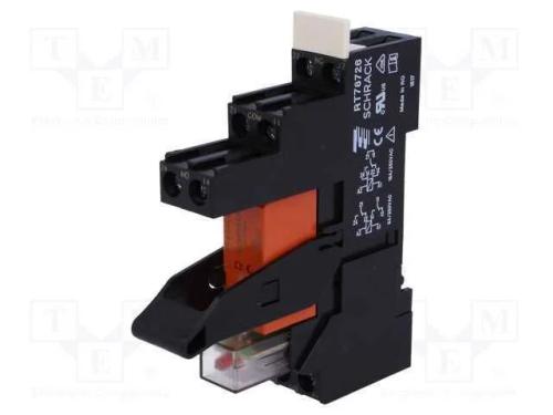 Rel&eacute;: de Interface, Dpdt, Ubobina : 24vdc, 8a, 8a/250vac, 8a/30vdc