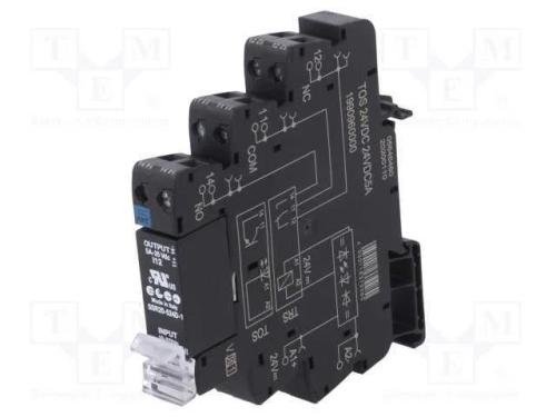 Relé: de interface, SPST-NO, Ucoma: 19,2÷28,8VDC,.