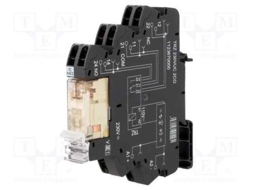 Relé: de Interface, Dpdt, Ubobina : 230vdc, Ubobina: 230vac, 8a
