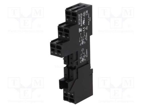Base, PIN: 8, 16A, 240VAC, H: 48,3mm, W: 15,8mm, .