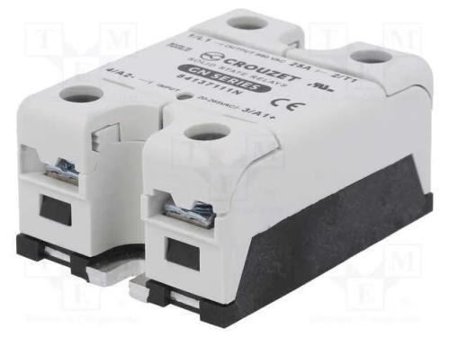 Relé: Semicondutores, Ucom: 20÷265vac, 25a, 48÷660vac, -40÷80c