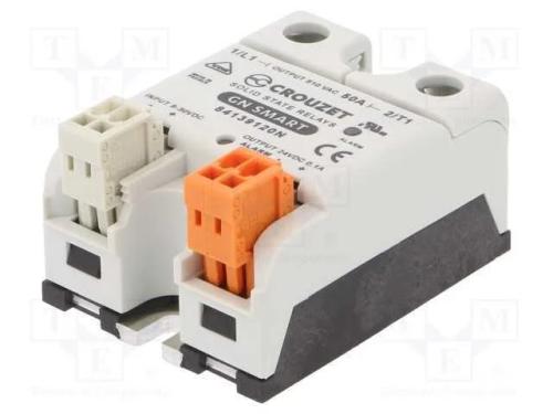 Relé: Semicondutores, Ucoma: 8÷30vdc, 50a, 150÷510vac, -40÷80c