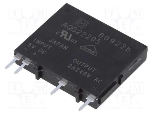 Relé: Semicondutores, Ucoma: 4÷6vdc, 2a, 75÷264vac, Pcb,Tht