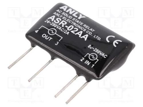 Relé: Semicondutores, Ucom: 80÷280vac, 2a, 24÷280vac, Tht, Sip