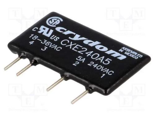 Relé: Semicondutores, Ucom: 18÷36vac, 5a, 12÷280vac, Tht, Sip