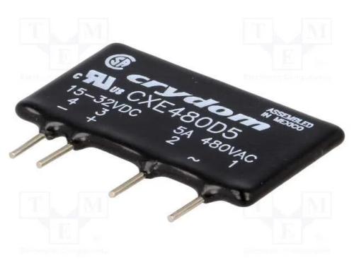 Relé: Semicondutores, Ucoma: 15÷32vdc, 5a, 48÷660vac, Tht, Sip