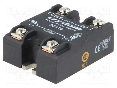 Relé: Semicondutores, Ucoma: 3÷32vdc, 10a, 24÷280vac, -40÷80c