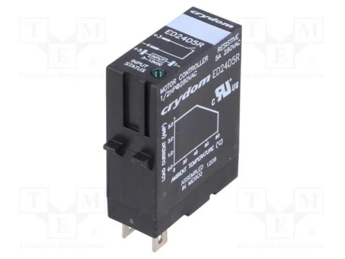 Relé: Semicondutores, Ucoma: 3÷15vdc, 5a, 24÷280vac, Base, -30÷80c