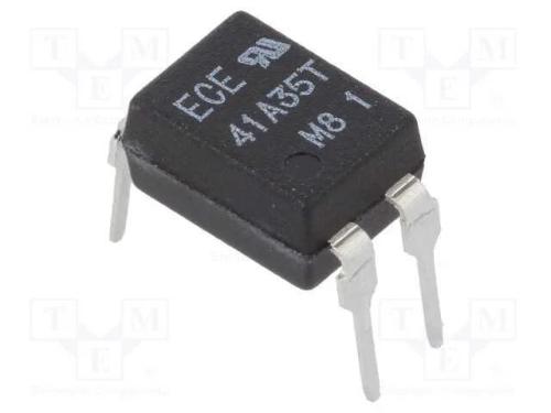 Relé: Semicondutores, Icoma Máx: 50ma, 100ma, Max.350vac, 50o, Dip4