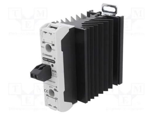 Relé: Semicondutores, Ucoma: 4÷32vdc, 45a, 24÷500vac, -40÷80c